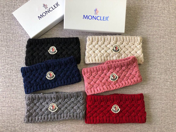 Designer wool Cross Fashion Headband HOT MON Headbands Luxury Brand Elastic 6 colors Turban Hairband For Women Girl Retro Headwraps Gifts