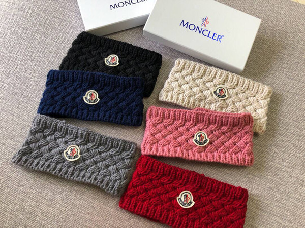 Famous Designer wool Cross Fashion Headband MON Headbands Luxury Brand Elastic 6 colors Turban Hairband For Women Girl Retro Headwraps Gifts