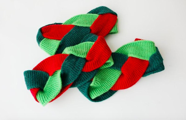 \\\ with tags high quality red green cross wool headband for men and women famous brand designer headbands Matching wool headband