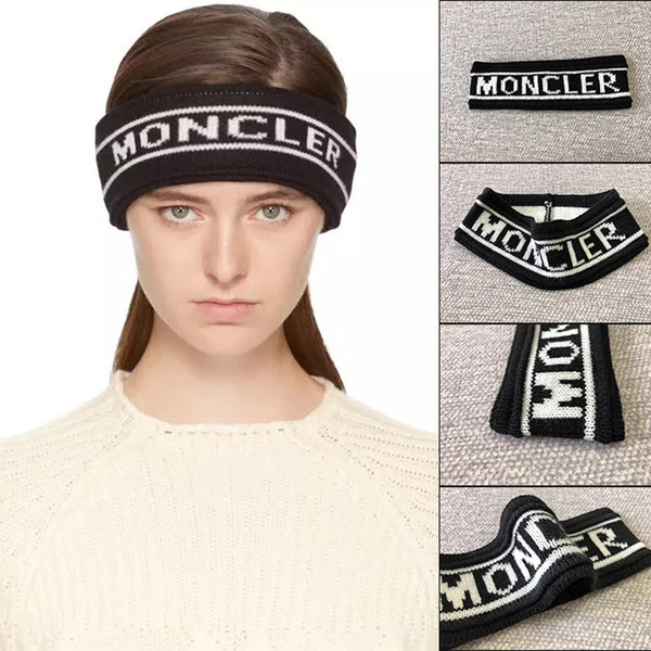 mon headband new style men and women headbands famous design scarf luxury brand hair bands wool new style for best gift