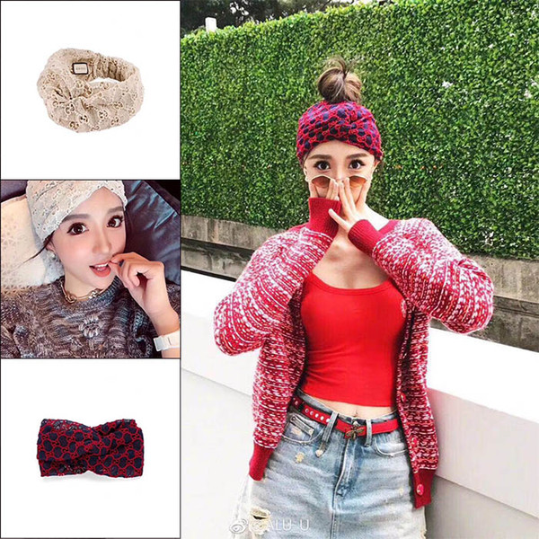 2019 Designer Lace Heaband hair bands for Women New Arrival Fashion Luxury Brand embroidery headbands Best Quality