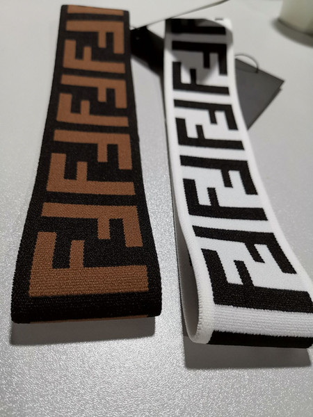 Elastic Headband For men and Women NEW Brand FF Letter Hair bands For Women Girl Retro Turban Headwraps Gifts