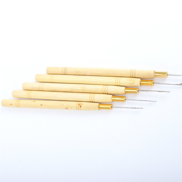 10Pcs/lot bamboo handle hook needle set ssat hook sweater needle yarn cottiers knitting needles knitting tools crochet hooks set