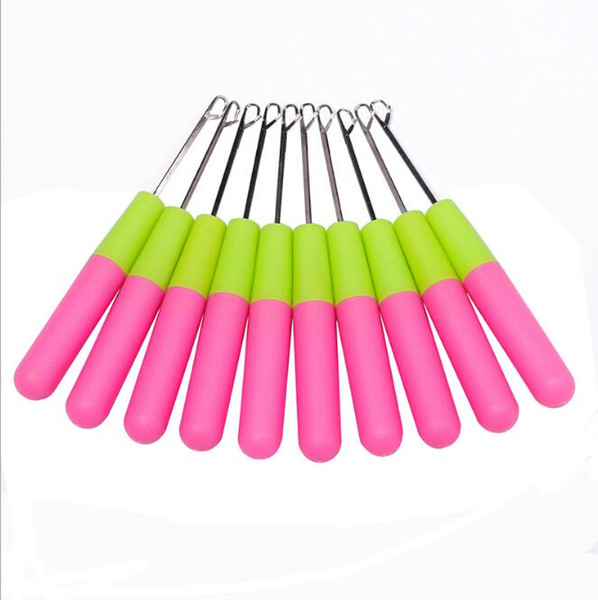 Hot Sale 16cm Plastic Handle Crochet Hook Tulip Etimo Crochet Hook Knit Braid Needle