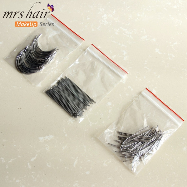 12pcs Machine Weaves Weft Needle C I J Style Sewing Needle For Hair Extensions Tool Accessories For Human Hair Weaving/Weft