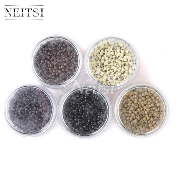 New Arrival Neitsi 3.0mm * 1000Pcs Silicone Nano Ring Links Beads for Nano Ring Tip Human Hair Extensions