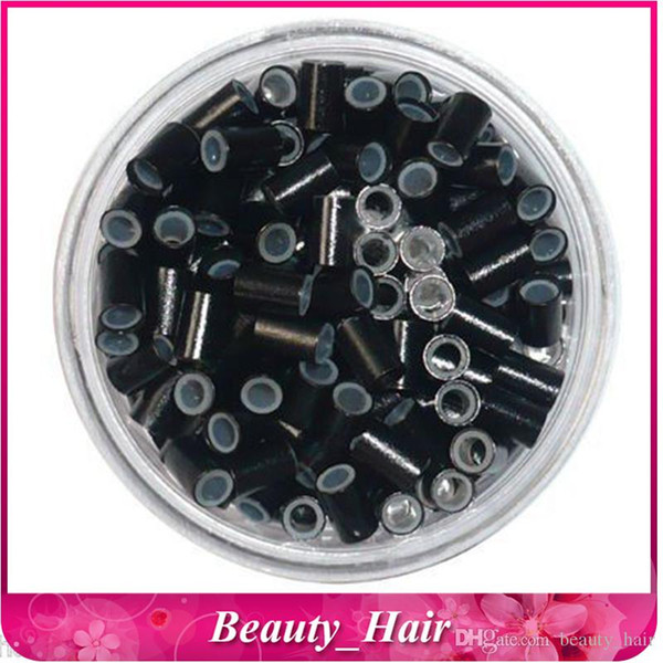 5000pcs 3.5mm 5pcs/lot Copper Tube Micro Rings Tubes Rings Links Beads for Stick Tip Hair Extensions