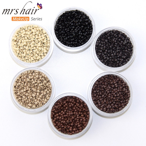 500pcs 2.5mm Hair Beads Nano Ring Micro Beads Fashion Salon Hairstylist Dreadlock Hair Extension Tools More Colors Are Available