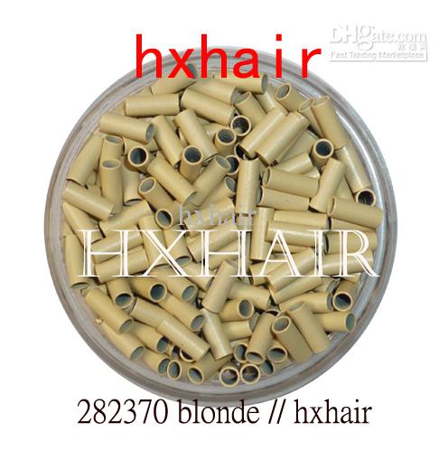 20000pcs 2.8mm Copper Tube Micro Rings / Links Beads / Black D-Brown Brown L-Brown Blonde