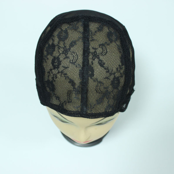 5PCS Black color wig Full cap net Jewish Base wig caps for making wigs Glueless lace Wig Caps Adjustable Strap On the Back