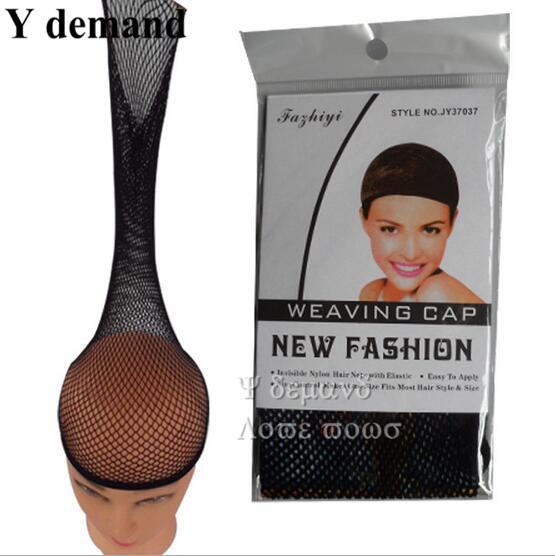 24pcs NEW Wigs Tools Black Fishnet Hair Wig Caps Stretchable Elastic Hair Net Y demand Top