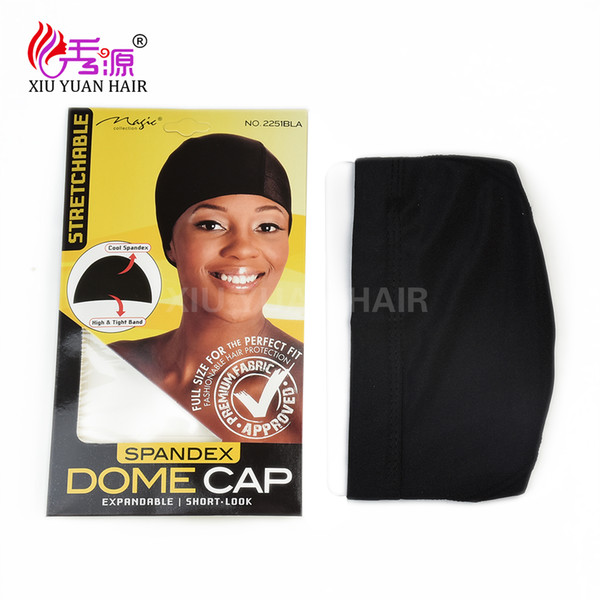 Spandex Dome Cap With Very Good Elasticity For Caps Black Weave Cap Invisible Hair For Making Wigs Spandex Net Elastic Dome Wig Cap