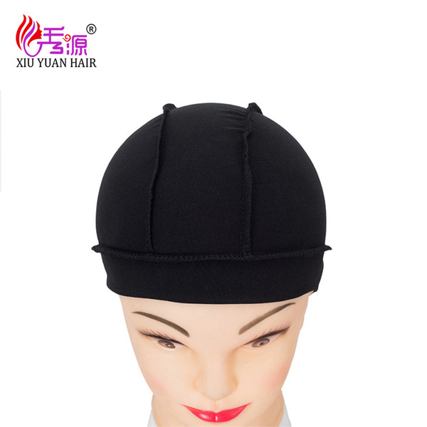 Hairnet Spandex Dome Cap For Wig Caps Black Weave Cap Invisible Hair For Making Wigs Spandex Net Elastic Dome Wig Cap