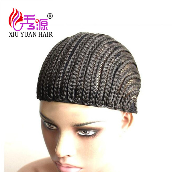 Cornrows Wig Cap For Making Hair Product Easier Sew High Quality Braided Wig Cap For Glueless Lace Wig Making