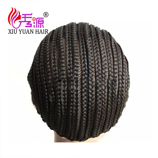 Xiuyuan Synthetic Cornrow Wig Caps For Making Wigs Crotchet Braid Cap For Weave Crotchet Braiding Wig For Female Curly Hair