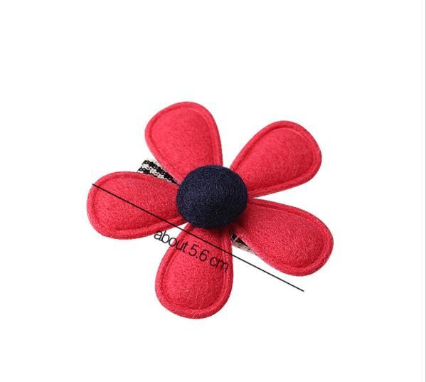 Cute Style Cloth Flower Hairpins Ornaments Hair Accessories Floral Hair Clips Girls Barrettes Children Accessories