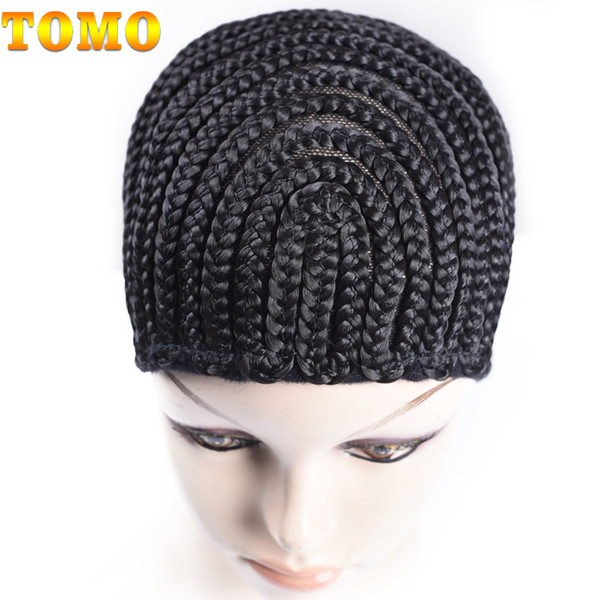 TOMO Braided Wig Caps Crochet Cornrows Cap For Easier Sew In Caps for Making Wig Glueless Hair Net Liner Crochet Wig Caps