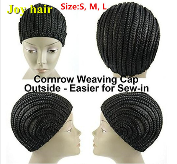 FREE Shipping Cornrow Braided Wig Cap For Weave Crotchet Braiding Wigs- Large, Medium and Small Size