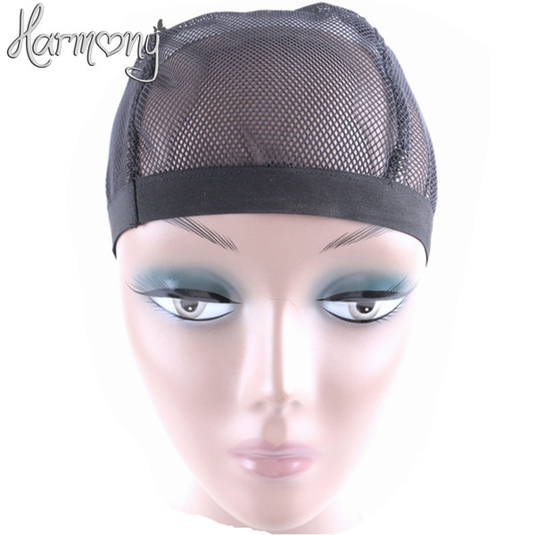 5 Pcs Dome Style Mesh Wig Cap For Making Wigs Black Color Fashion Stretchable Weaving Cap Elastic Nylon Mesh Net Wholesale