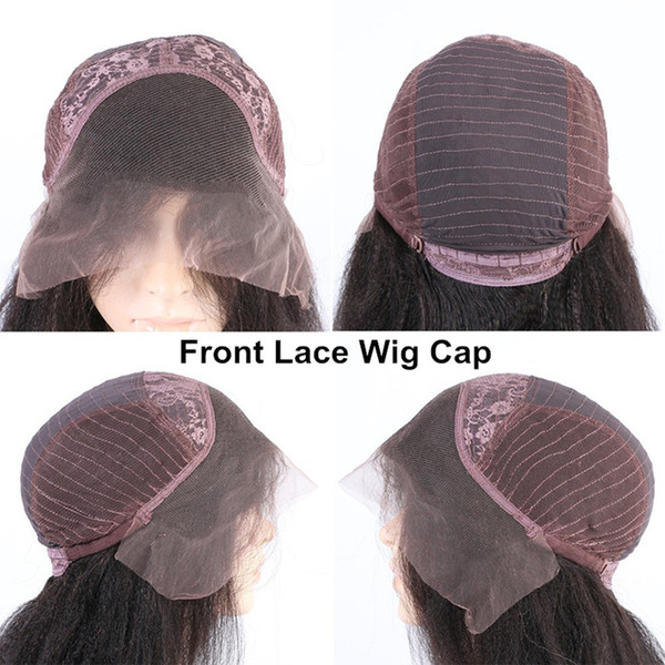 Full Lace Wig Caps Middle Brown 100% Handmade Adjustable Strap With Cap Front Lace Wig Caps Fast Shipping