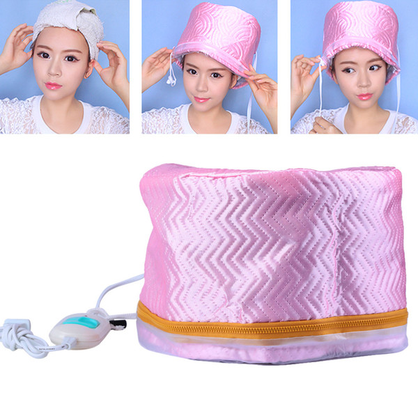 heat 1pc Steamer Dryers Electric Hair Heating Cap Thermal Treatment Hat Beauty SPA Nourishing Hair Styling Care US Plug