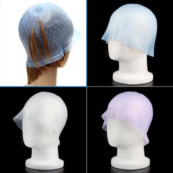 Reusable Hair Colouring Highlighting Dye Cap With Hook Frosting Tipping Color Styling Tools