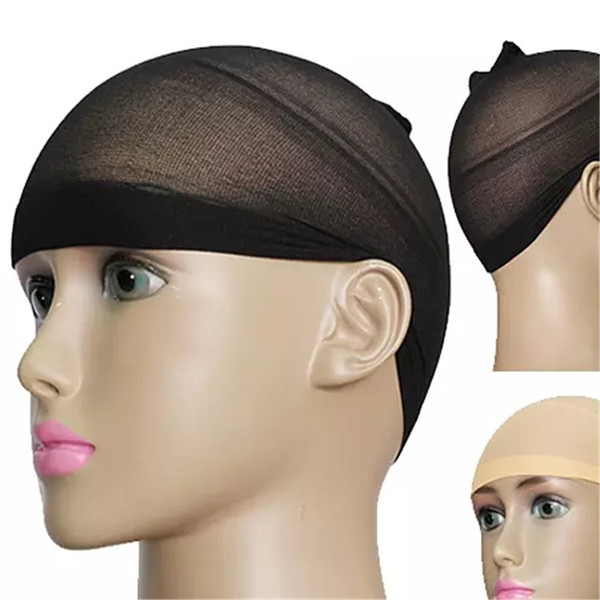 Unisex Stocking Wig Liner Cap Snood Nylon Stretch Mesh 2000pcs Free shipping aa41-aa48