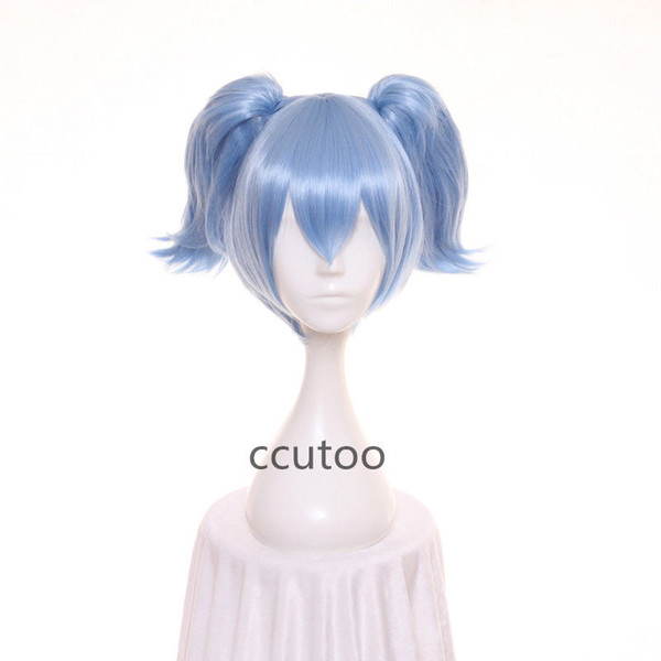 Assassination Classroom Shiota Nagisa Cosplay Wig Blue Short Synthetic Wig