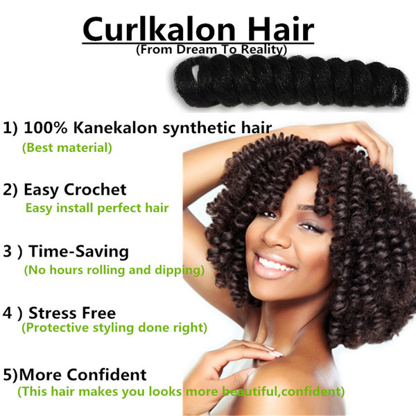 KANEKALON TWIST MARLEY TWIST SYNTHETIC HAIR EXTENSIONS BOUNCY TWIST OMBRE Curlkalon synthetic braiding HAIR crochet hair extensions