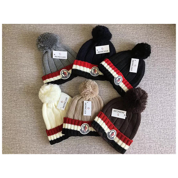 Wholesale Good Quality Luxury Brands V Autumn Winter Unisex wool hat fashion casual Letter hats For Men women designer