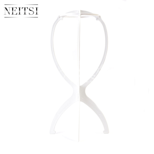 Neitsi New Arrive Plastic Wig Head Stand Hair Tools Display Holder 6Pcs 100g/pc White#