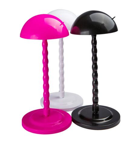 Colorful Wig Stand Multi-Purpose Use Hat Wig Hair Head Stand Travel Friendly Plastic Wig Holder Mannequin Head/Stand