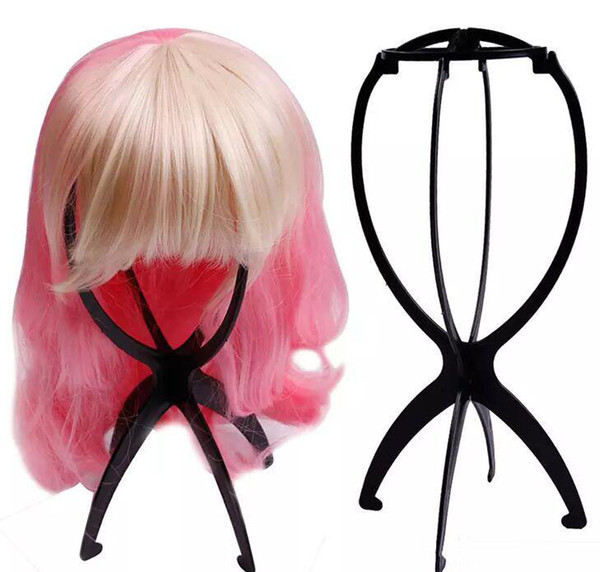 high quality wig accessories wig special bracket plastic Wig Stand black and white blue powder four-color supply