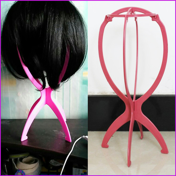 Fashion 4 Colors Folding Stable Durable Wig Hair Hat Cap Holder Stand Holder Display Tool Free Shipping