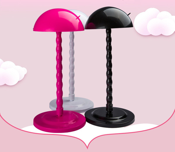 Plastic DIY Wig Stand Stable Portable Folding Stand Holder for Wig/Toupee/Hat Display Wig Stand Holder