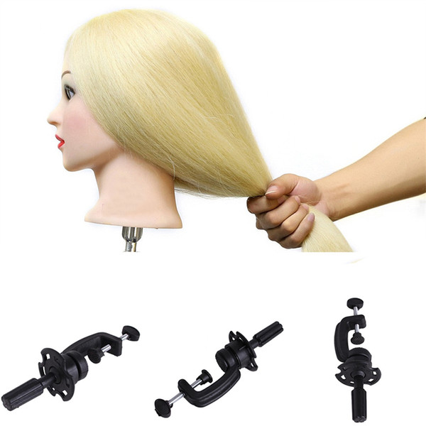 Gracefulvara Salon Cosmetology Mannequin Table Clamp Stand Hairdressing Training Head Holder