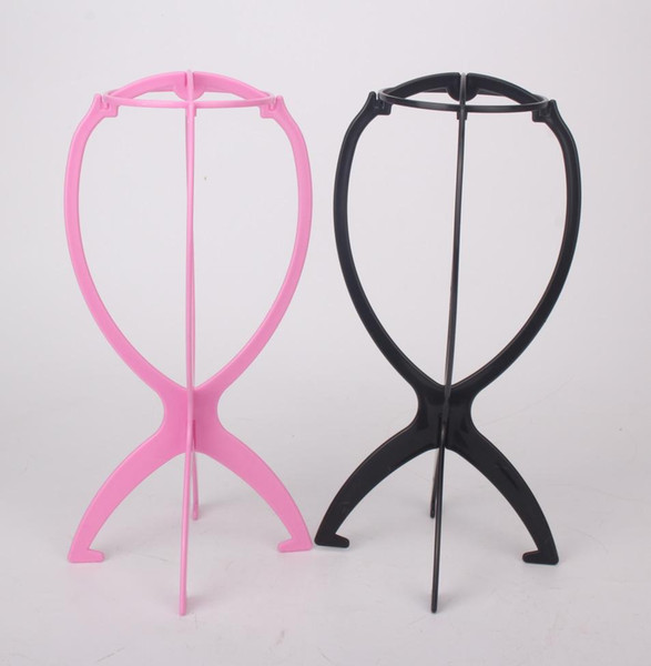 wig stand Hot Sale Portable Folding Plastic Stable Durable Wig Hair Hat Cap Holder Stand Display Tool Wig Stand