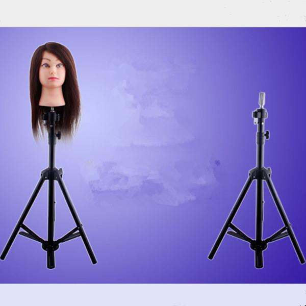 OT-55 New black Hair training head tripod Hair extension tripod Wig stands for free shipping!