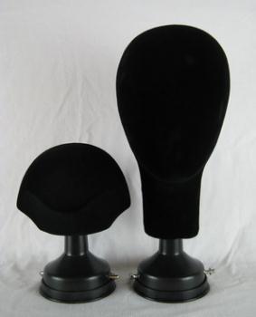 High quality cost-effective suction seat wig head stand poatable black wig making head short and tall two types YZX 008