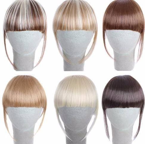 2019 Price 1pcs Pretty Girls Clip On Clip In Front Bang Fringe Piece Wigs Stand May11 Hw