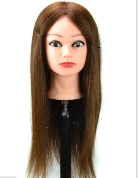 100% human hair Practice Hairdressing Training Head Mannequin training head human hair training head