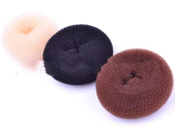 Bun Maker Fluffy Head Increased Hair Ring Meatball Head Doughnuts Flaxen Hair Tool Sponge Curler Large Magic Hair Style Nylon Hair Ring