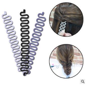 Multi DIY Lazy Fish Bone Wavy Braid Centipede Hemp Flowers Braid Hair Care & Styling Tools Hair Accessories HA039