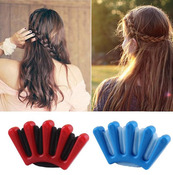 DIY hair braider Europe and the French fashion modeling tool Twist Styling Hair Braider Braid Tool Holder Clip