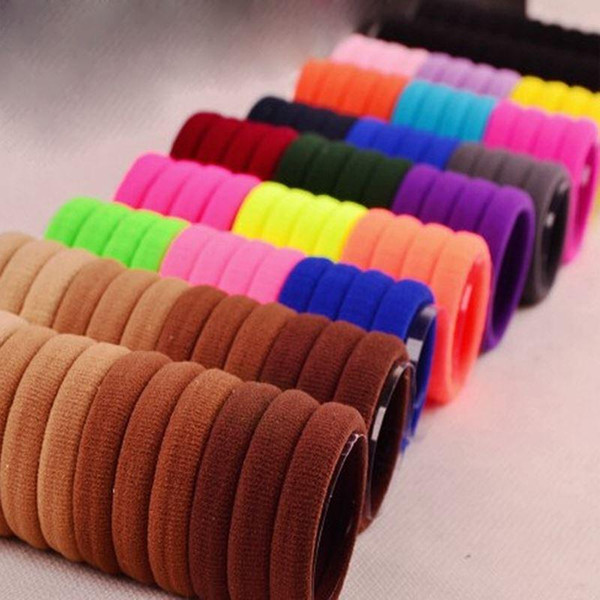 50pcs Elastic Ties Rope Ponytail Holders Hair Accessories Tools To Create Hairstyles Hair Styling Tools Hair Braiding Machine