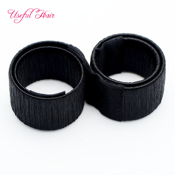 high quality blonde BUN MAKER CURLY Circle HAIR ACCESSORIES French Hair Ties Girl Hair Styling Donut Former Foam Twist Magic Tools Bun Maker