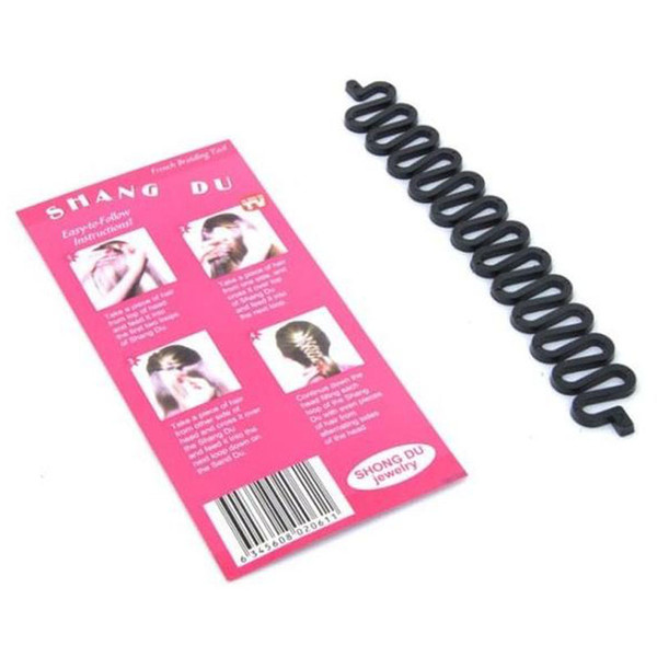 Fashion Magic Hair Braiding Fish Bond Waves Braider Tool Roller With Hair Twist Styling Bun Maker