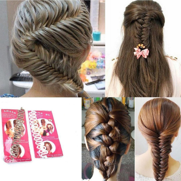 Fashion Women Lady Roller Hair Twist Styling Clip Stick Bun Maker Braid Tool Locks Braider Weaves Hair Accessories