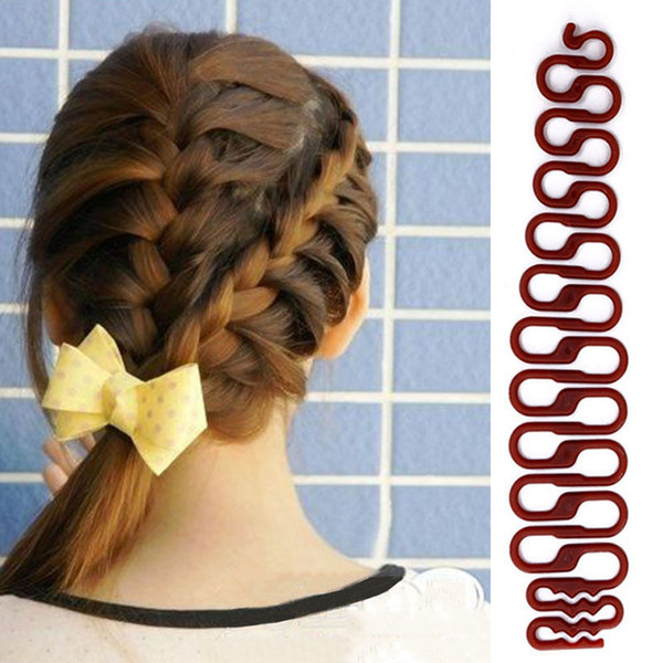 3 Colors French Hair Braiding Tool Centipede Braider Roller Hook With Magic Hair Twist Styling Maker Hair DIY Tool