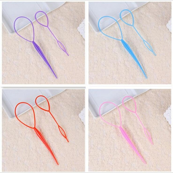 Women Hot Plastic Magic Topsy Tail Hair Braid Ponytail Styling Maker Clip Tool- Free Shipping